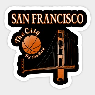 San Francisco Golden Gate Bridge Basketball Sticker